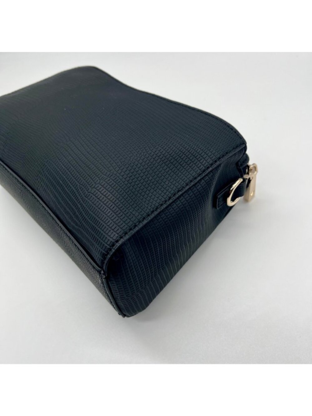 Guess Black Triple Compartment Leather Crossbody Bag - Picture 9 of 12